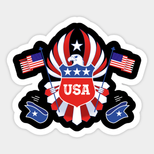 Eagle Merica Sticker